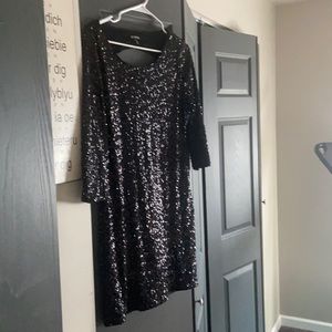 Sequin Mini Open Back Express Dress Size 8